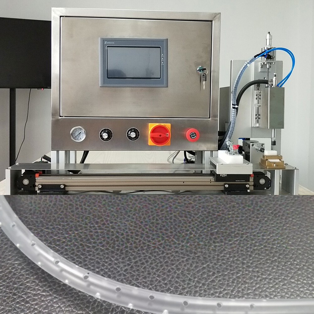 catheter hole drilling machine